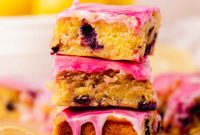 Bright Lemon Blueberry Bars
