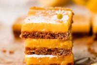 Zesty Lemon Bars with Graham Cracker Crust