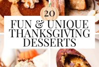 20 Unforgettable Thanksgiving Dessert Creations