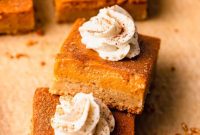 Autumn Spiced Pumpkin Squares