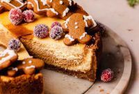 Spiced Gingerbread Cheesecake Delight