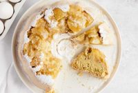 Rustic Sharlotka Apple Cake