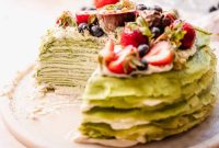 Matcha Crepe Cake