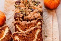Autumn Pumpkin Streusel Cream Cheese Delight