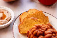 Golden Brown Butter Cornbread Loaf with Sweet Cinnamon Honey Butter