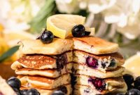 Citrus Burst Blueberry Pancakes