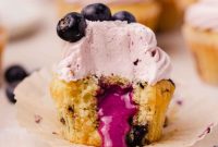 Double Blueberry Cream Cheese Cupcakes
