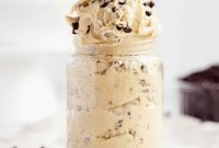 Spoonable Brown Butter Chocolate Chip Cookie Dough