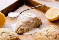 Zesty Lemon Poppy Seed Scones