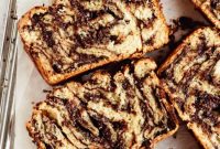 Easy No-Knead Chocolate Tahini Babka