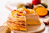 Decadent Mango Crepe Cake, Made Easy