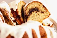 Decadent Gooey Cinnamon Swirl Bundt