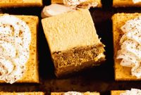Easy No-Bake Pumpkin Cheesecake Bars