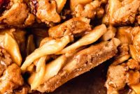 Decadent Salted Caramel Apple Pie Bars