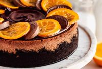 Citrus Grove Chocolate Cheesecake
