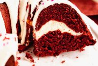 Decadent Red Velvet Bundt with Cream Cheese Swirl