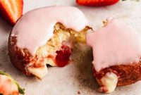Delicious Strawberry Donuts