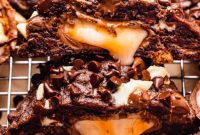 Gooey Creme Egg Cookies