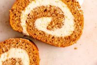 Pumpkin Spice Cheesecake Roll