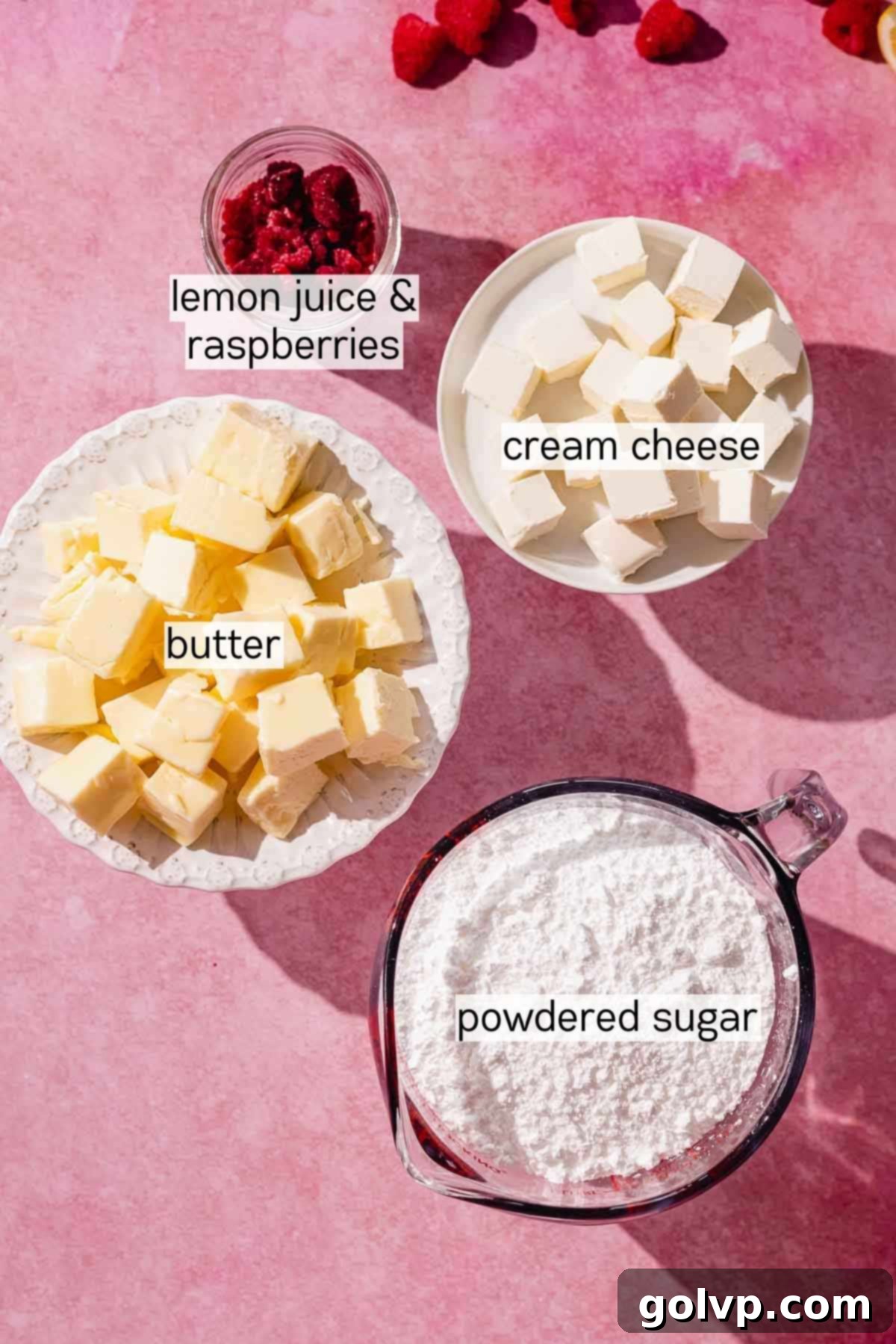 raspberry cream cheese frosting ingredients 