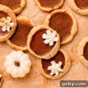 top view of pumpkin pie cookies