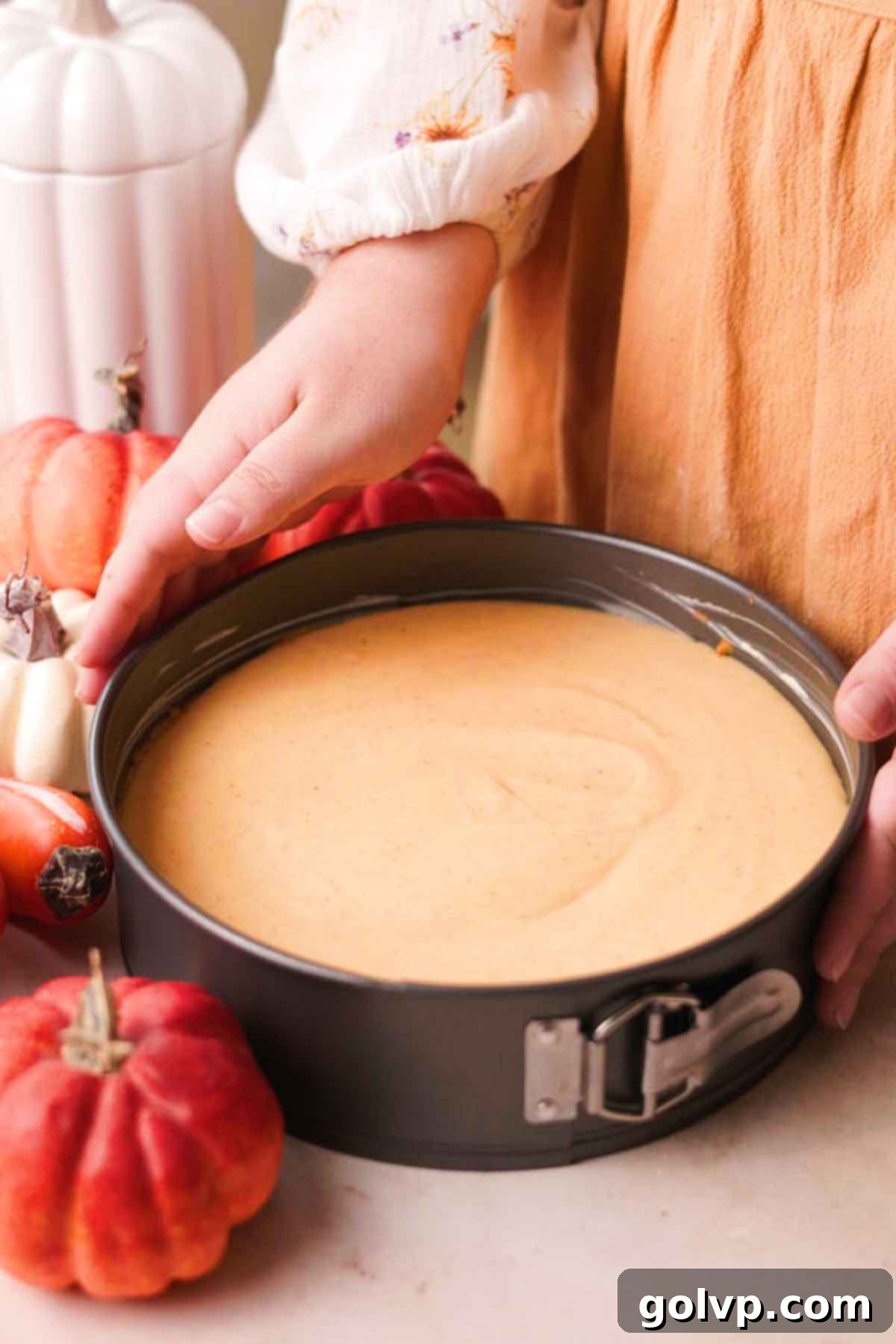 cake ready to be baked