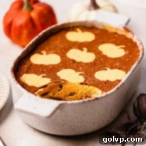 A beautiful pumpkin tiramisu, ready to be served