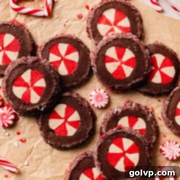 peppermint sugar cookies, close up