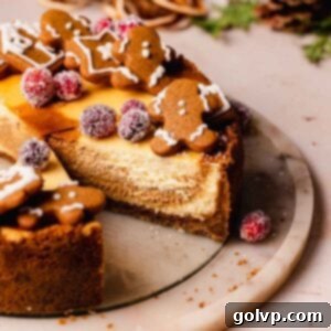 gingerbread cheesecake