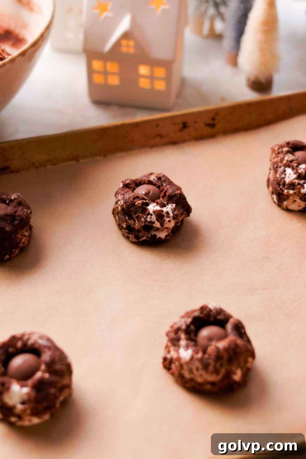 ready to bake hot chocolate cookies