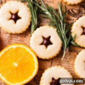 chocolate orange shortbread cookie