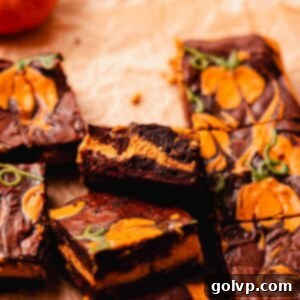 bitten pumpkin cheesecake brownie
