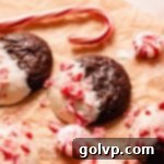 Holiday Cookie Delights 2024 8 peppermint brownie bark cookies, a festive chocolate treat