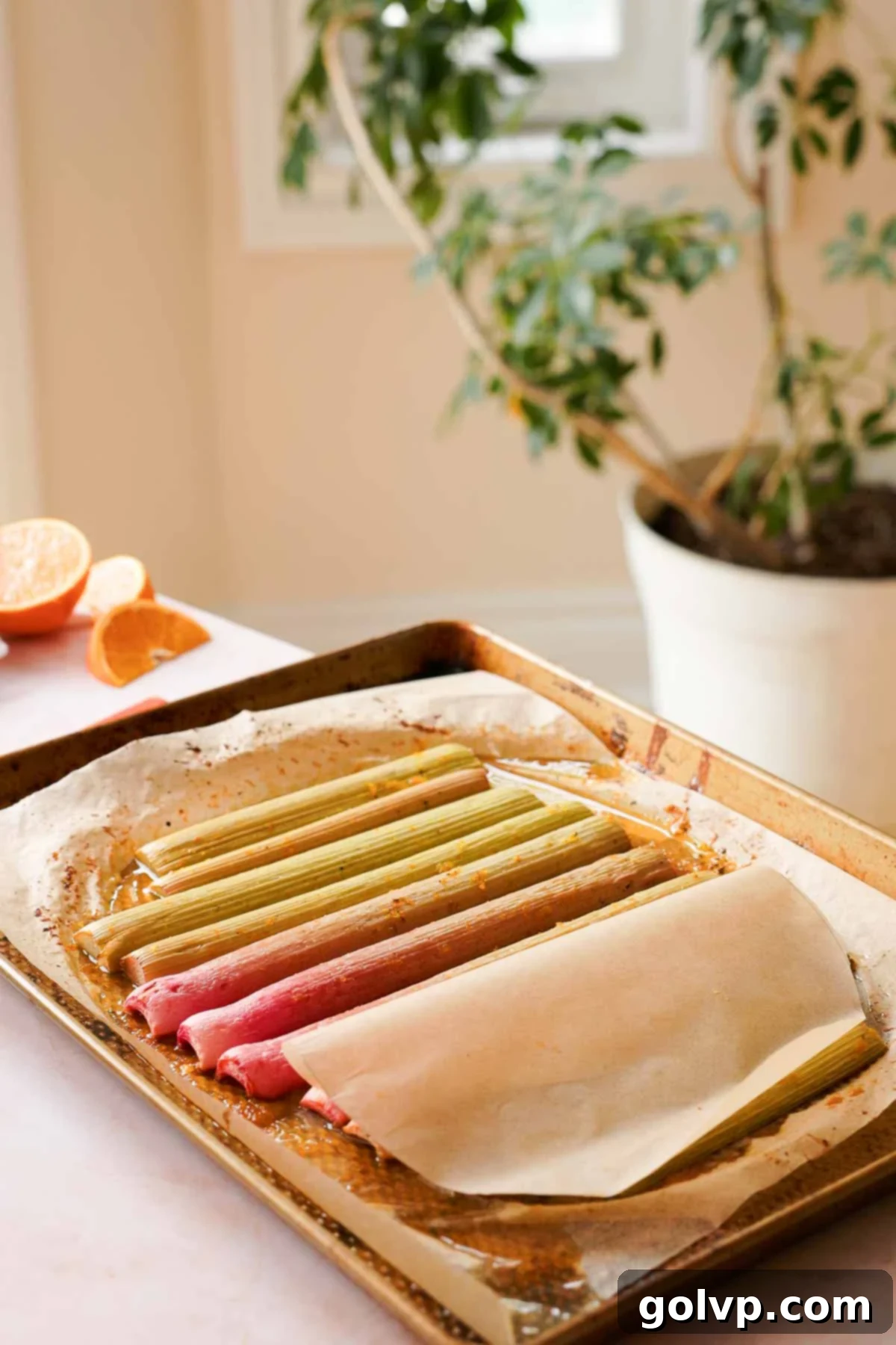 roast rhubarb