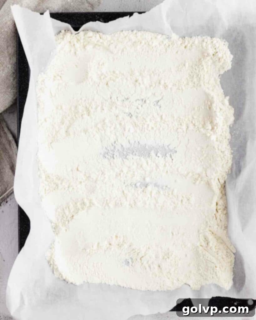 heat treating flour in oven
