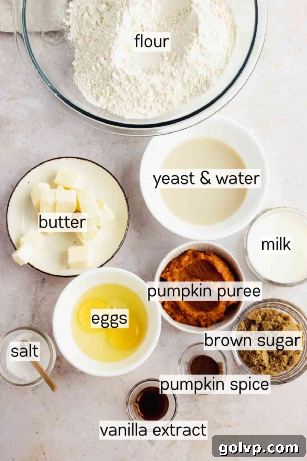pumpkin donut ingredients