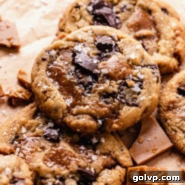Heavenly Toffee Cookies: Our Foolproof Homemade Toffee Secret 22 toffee cookie on baking sheet