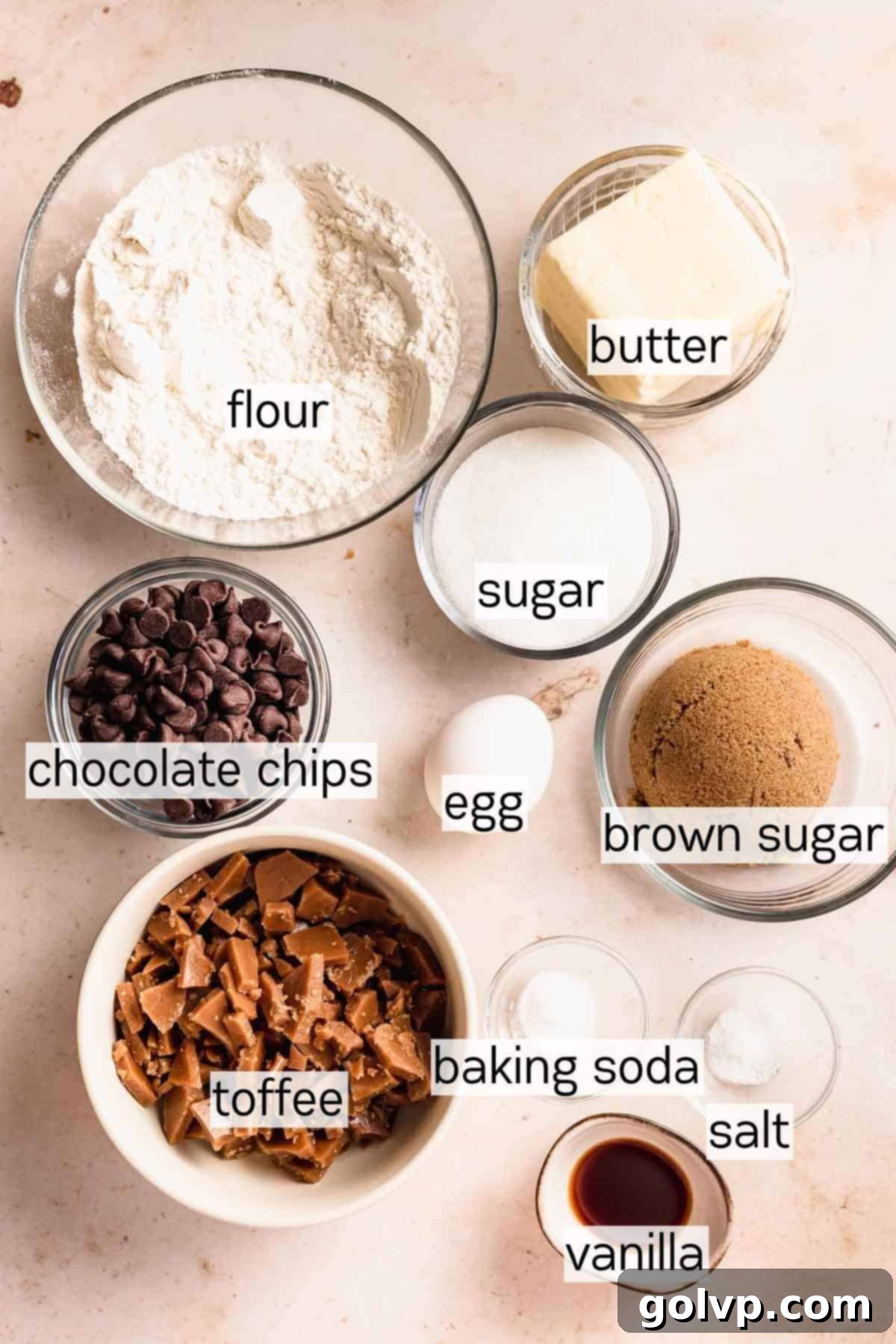 Heavenly Toffee Cookies: Our Foolproof Homemade Toffee Secret 4 toffee chocolate chip cookie ingredients