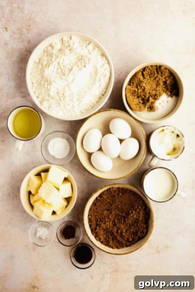 cinnamon bundt cake ingredients