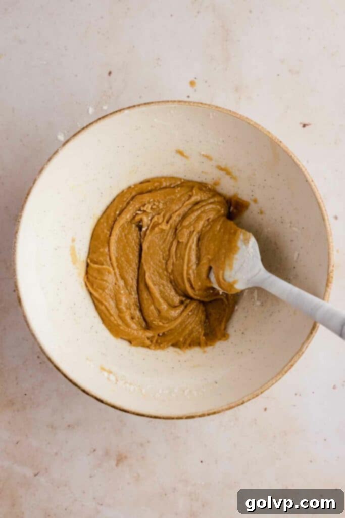 folding in dry ingredients