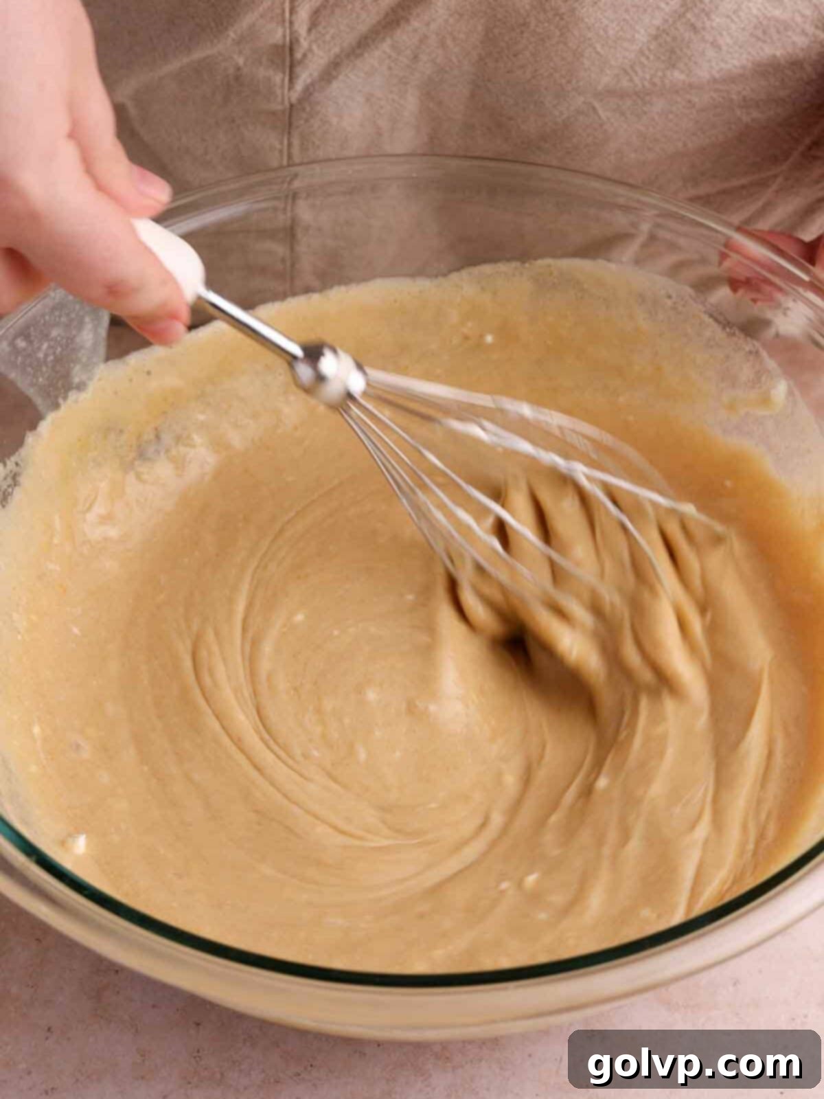 add rest of wet ingredients and whisk