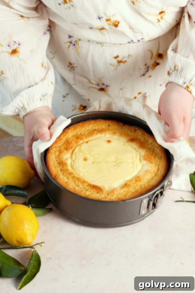 baked lemon butter cake
