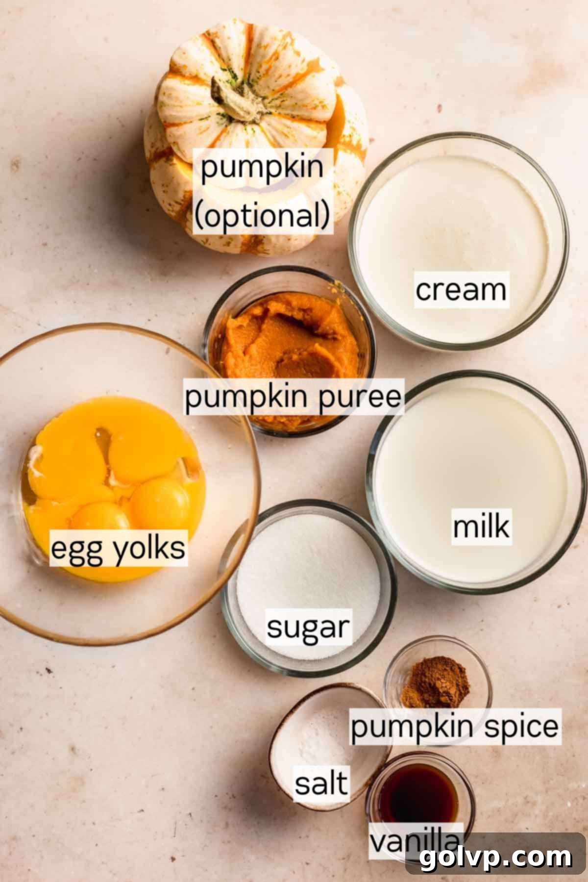 pumpkin creme brulee ingredients