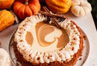 Pumpkin Spice Swirl Cheesecake